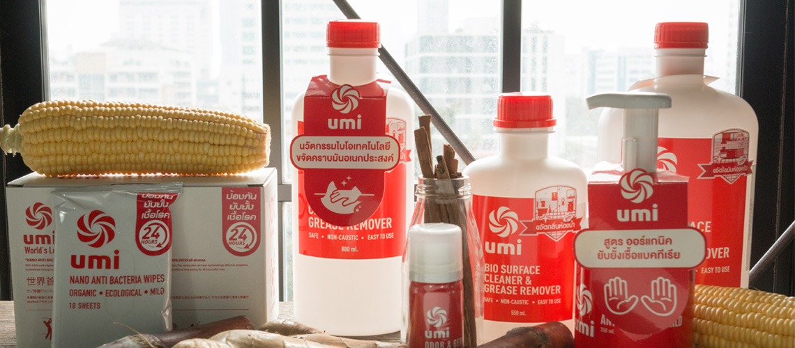 UMI : ผลิตภัณฑ์ทำความสะอาดที่เดินทางจากงานวิจัยบนหิ้ง สู่เชลฟ์ในห้าง และมือแม่บ้านทุกครัวเรือน