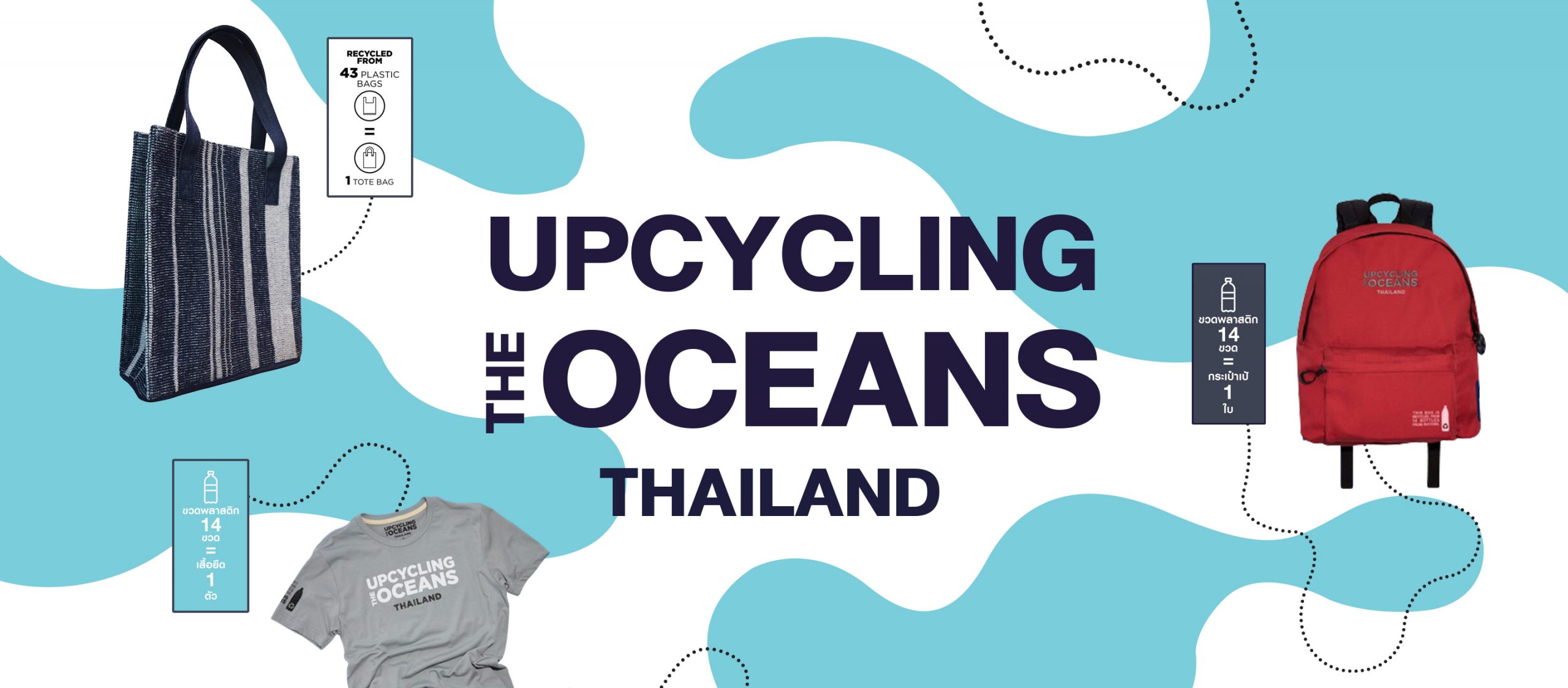 Upcycling the Oceans, Thailand โครงการที่เนรมิตขยะพลาสติกในท้องทะเลให้กลายเป็นสินค้าแฟชั่น