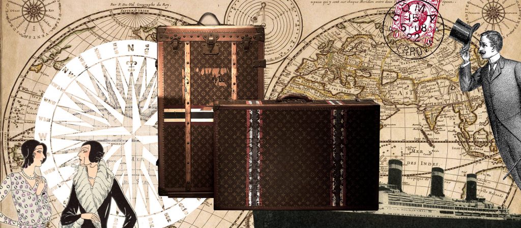 หีบ Louis Vuitton ที่เชิญพัสตราภรณ์ในสมเด็จพระบรมราชชนนีพันปีหลวงไปอวดชาวโลก