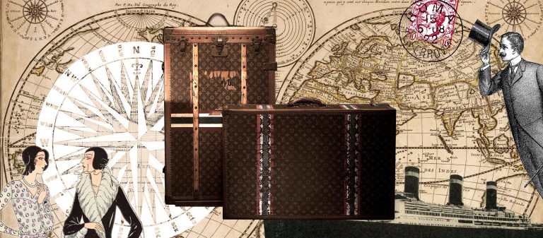หีบ Louis Vuitton ที่เชิญพัสตราภรณ์ในสมเด็จพระบรมราชชนนีพันปีหลวงไปอวดชาวโลก