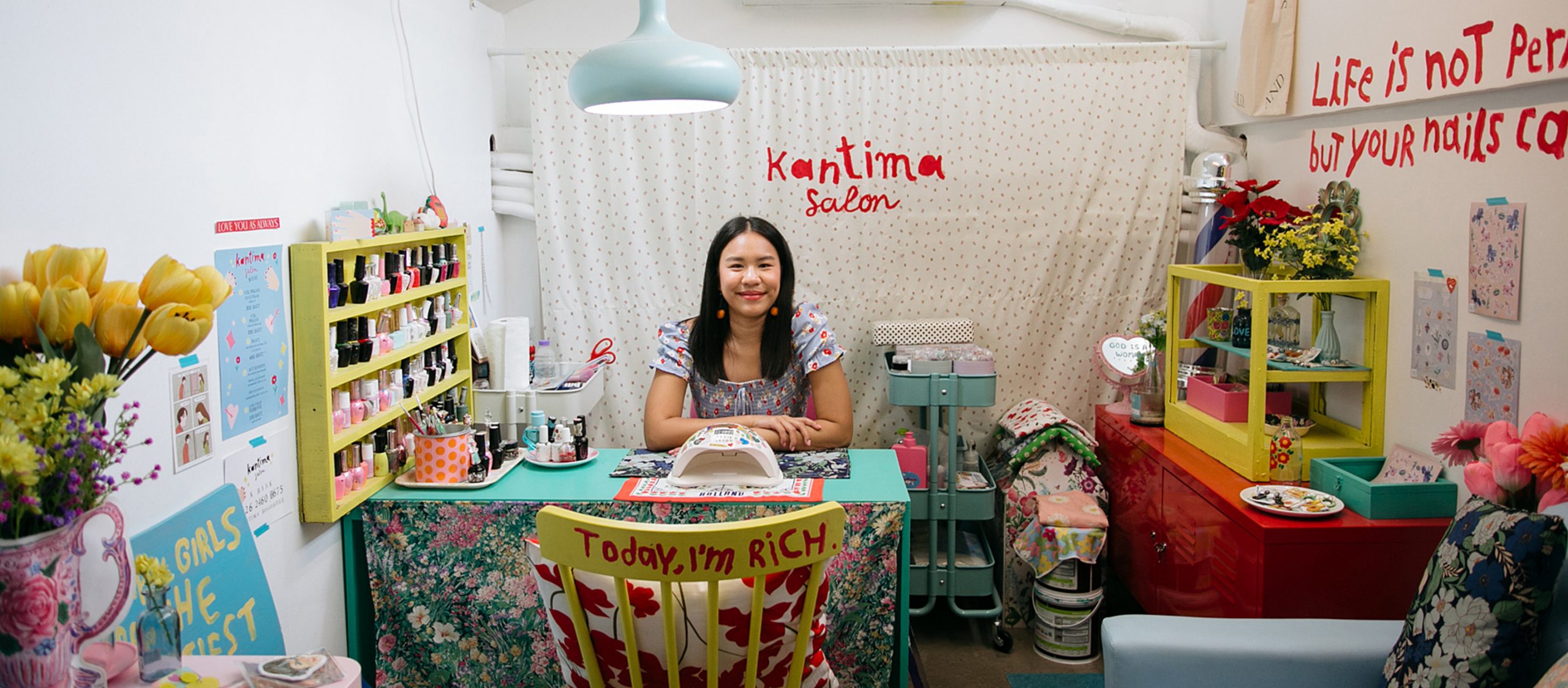 Kantima Salon ร้านทำเล็บสีสดใสที่อยากให้สบายใจเหมือนเที่ยวบ้านเพื่อน
