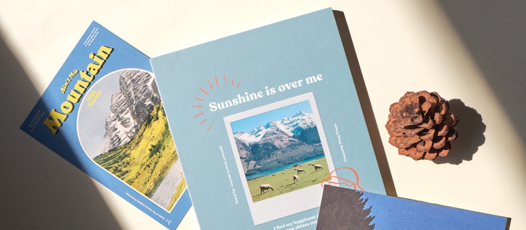 Sunshine is over me ZINE & SONGS! : zine บันทึกการเดินทางใต้แสงแดดอุ่นของ เพลง ต้องตา