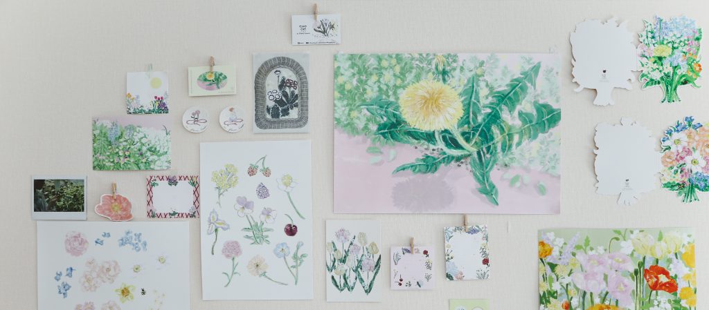 In Flower Lesson ศิลปินผู้วาดดอกไม้เพื่อส่งต่อความชื่นใจให้ทุกคน