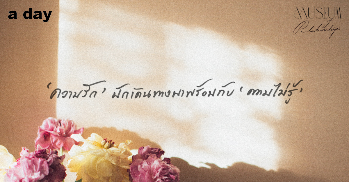 ‘ความรัก’ มักเดินทางมาพร้อมกับ ‘ความไม่รู้’ ความหมายของรักในวันเริ่มต้นและสิ้นสุด