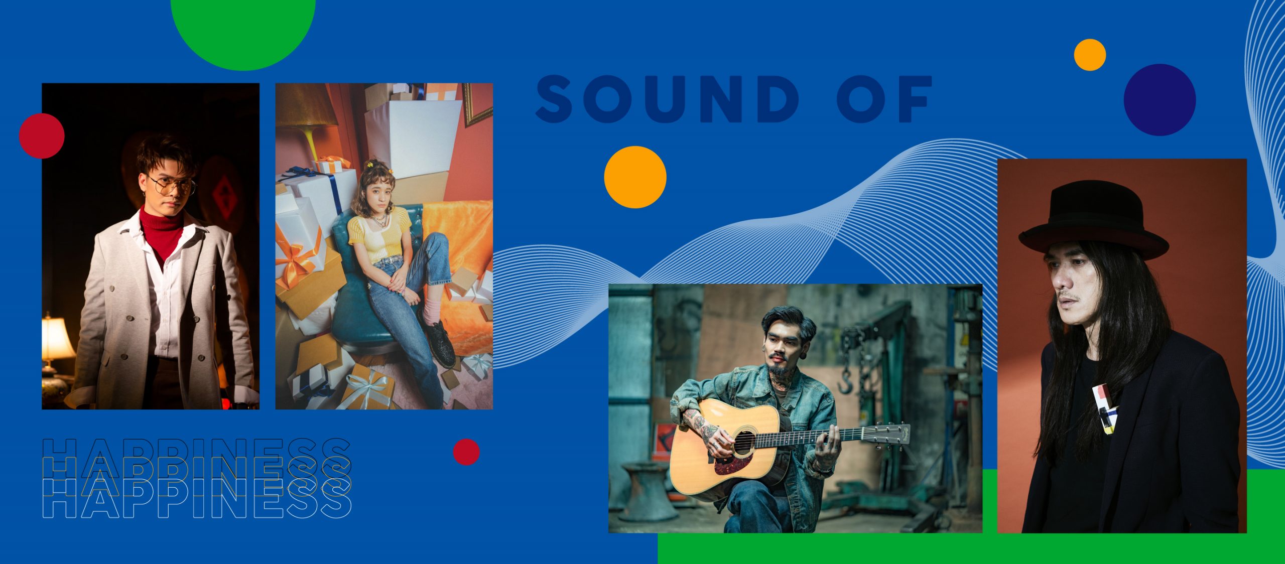 ‘Sound of Happiness’ นิยามเสียงแห่งความสุขเมื่อต้องอยู่บ้านของ 4 ศิลปินไทยที่จะส่งถึงคุณในงาน JOOX World Music Day 2020