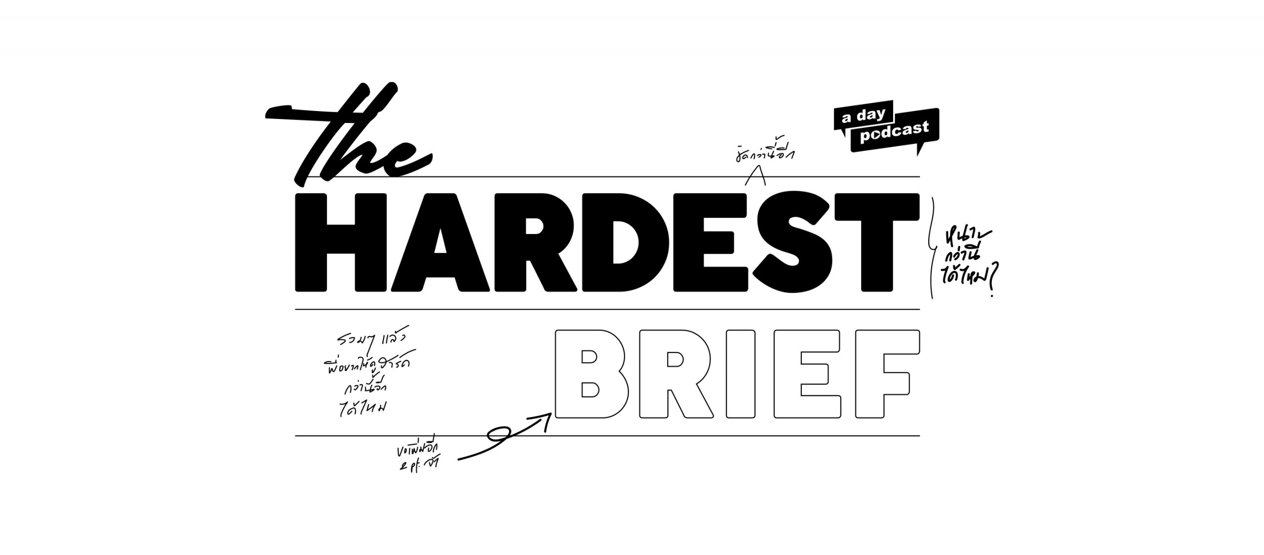 The Hardest Brief EP.00 แตกบรีฟรายการกับ ก้อง–ชณัฐ วุฒิวิกัยการ