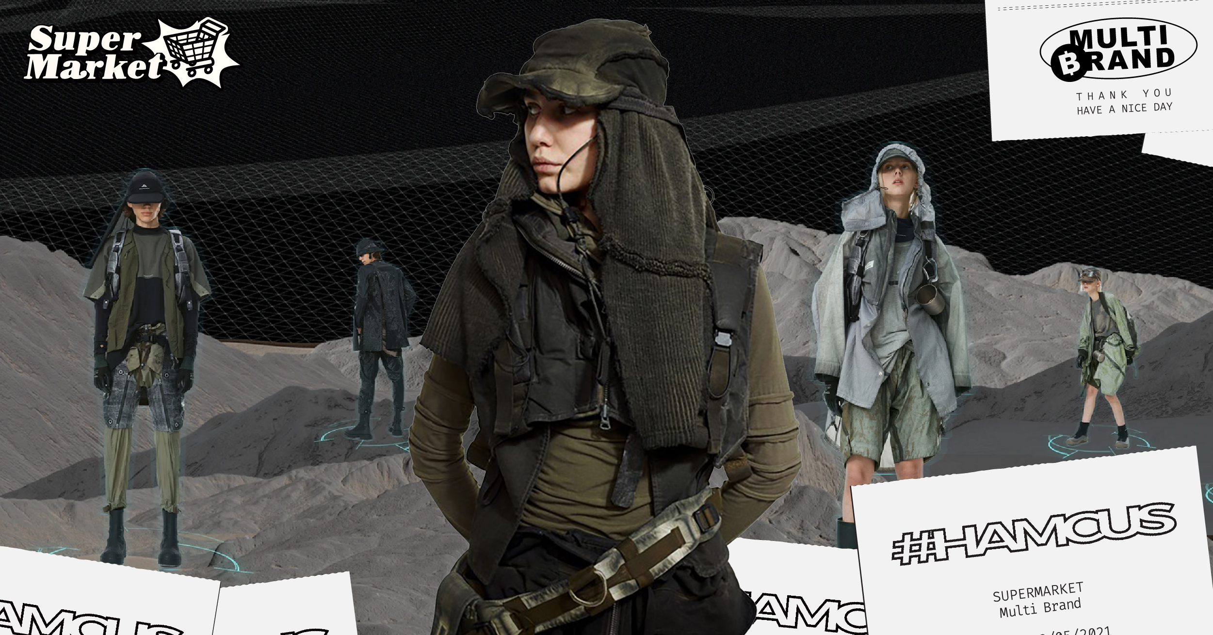 HAMCUS แบรนด์แฟชั่นสำหรับใส่ในวันที่โลกล่มสลาย