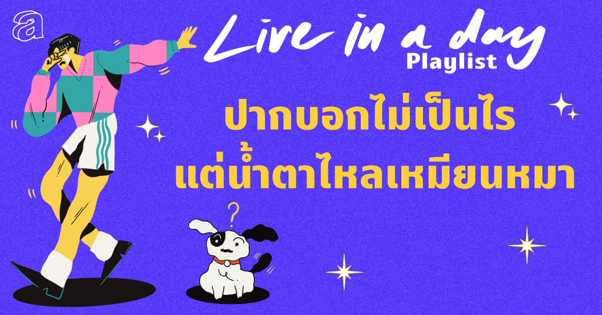 ปากบอกไม่เป็นไร แต่น้ำตาไหลเหมียนหมา | Live in a day playlist