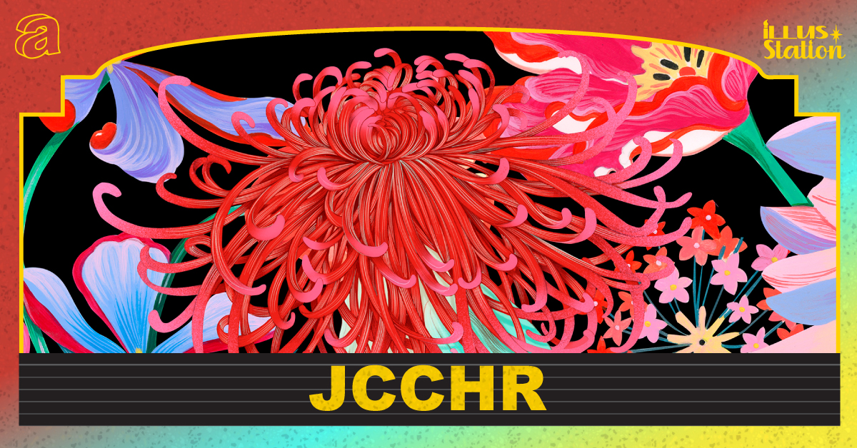 JCCHR ศิลปินที่ผสมผสานงานวาดมือกับดิจิทัลเพนต์เพื่อสร้างลายเส้นและสีสันสุดเซอร์เรียล