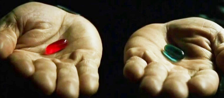 The Matrix: โลกความจริง ห้วงความฝัน ภายในเม็ดยาสีแดงและน้ำเงิน