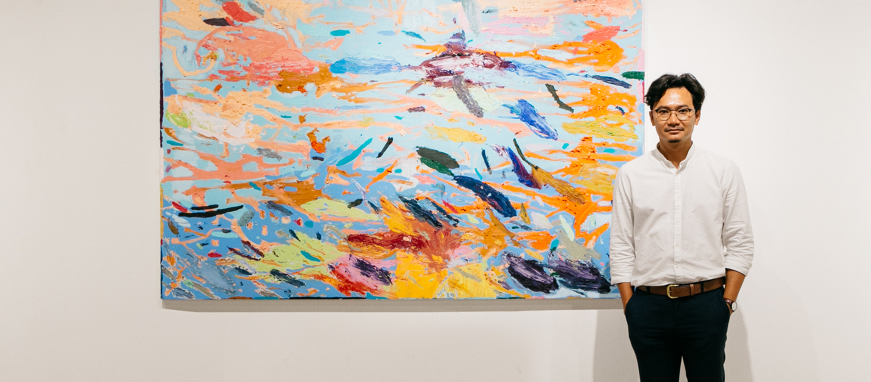 อาจิณโจนาธาน อาจิณกิจ ศิลปิน Abstract ที่พูดเรื่องความเปลี่ยนแปลงของพื้นที่และผู้คนในนิทรรศการ Body of Space