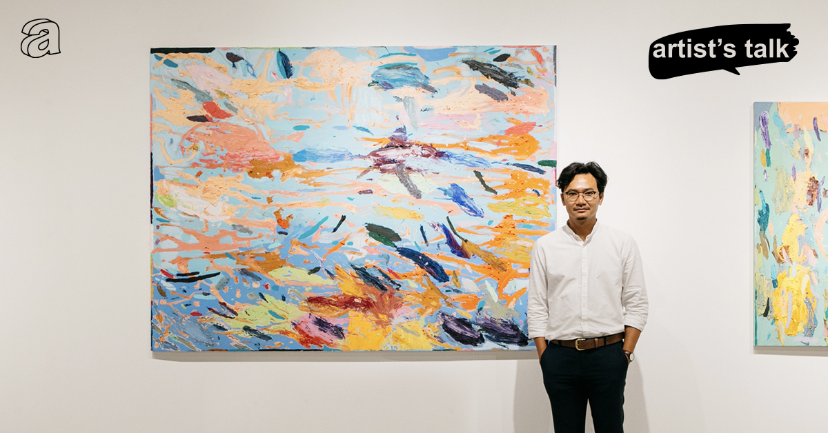 อาจิณโจนาธาน อาจิณกิจ ศิลปิน Abstract ที่พูดเรื่องความเปลี่ยนแปลงของพื้นที่และผู้คนในนิทรรศการ Body of Space
