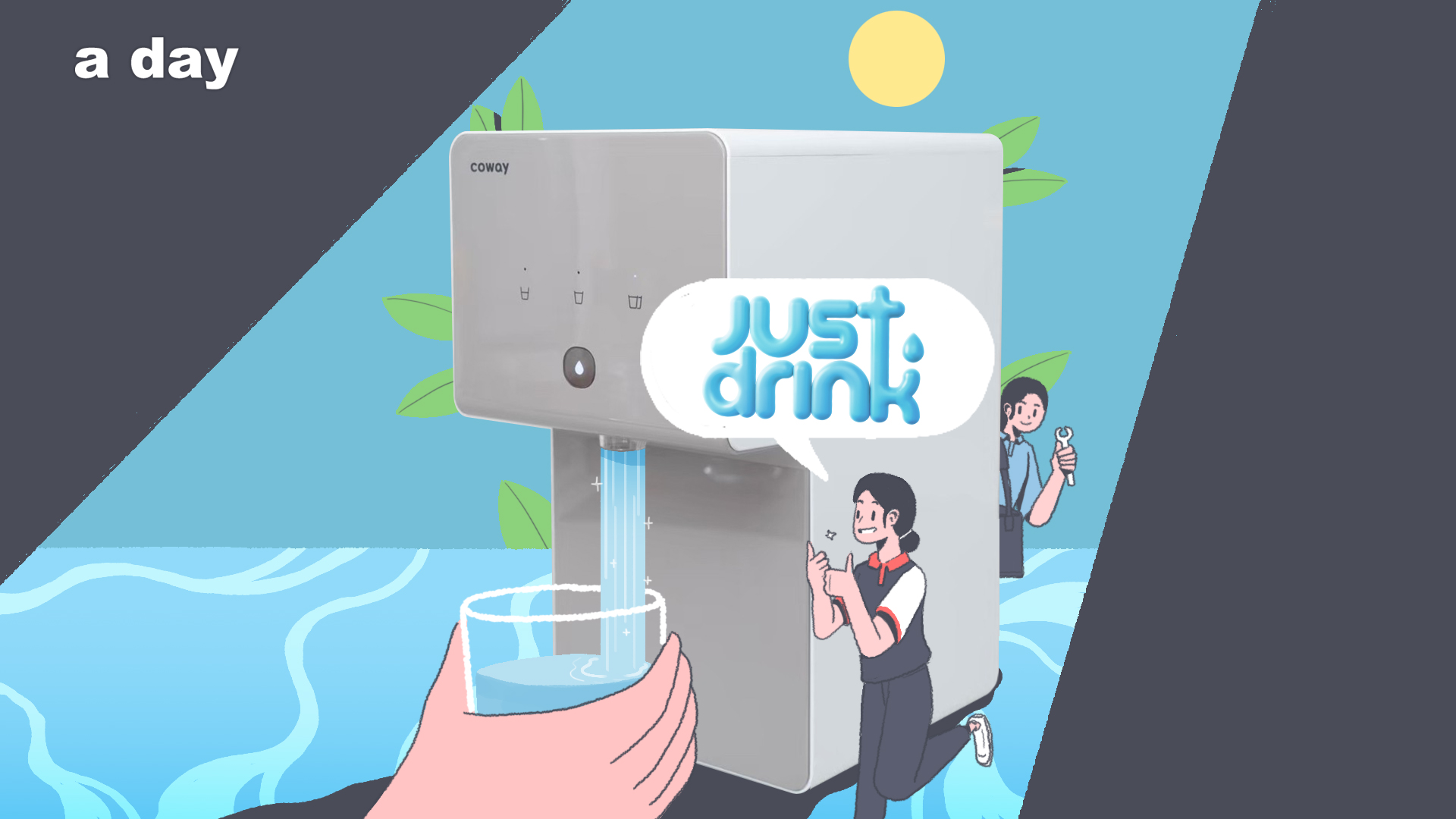 Coway drinking deals water machine