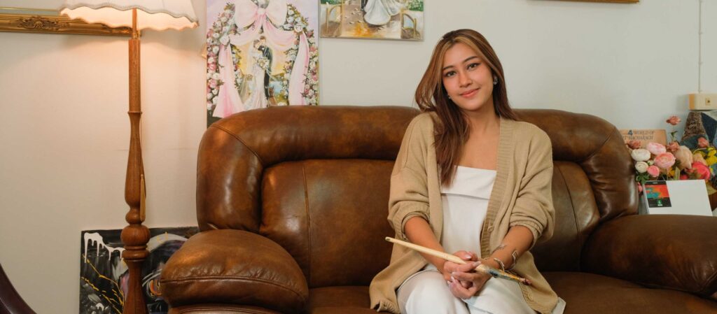 ศิลปินเจนซีที่ผลิบานด้วยตัวเอง “วิว นันท์นภัส” นักวาดภาพวันวิวาห์