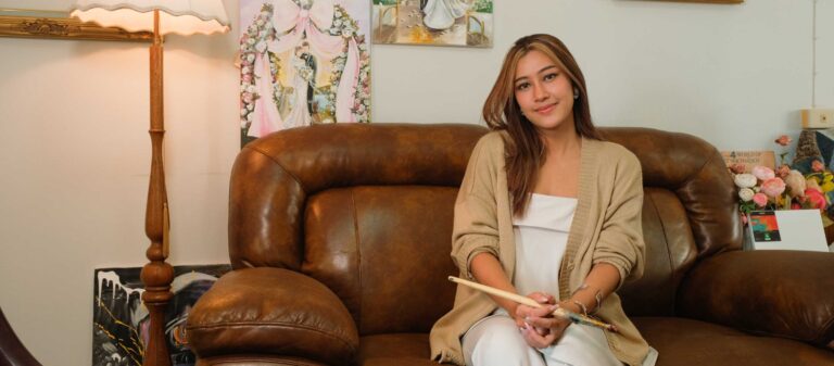 ศิลปินเจนซีที่ผลิบานด้วยตัวเอง “วิว นันท์นภัส” นักวาดภาพวันวิวาห์