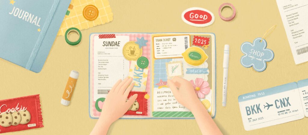 ของเหลือใช้ก็มีคุณค่าทางใจ รู้จัก Junk Journal ศิลปะการเก็บความทรงจากขยะ ที่ช่วยให้สิ่งของมีคุณค่าขึ้นอีกครั้ง