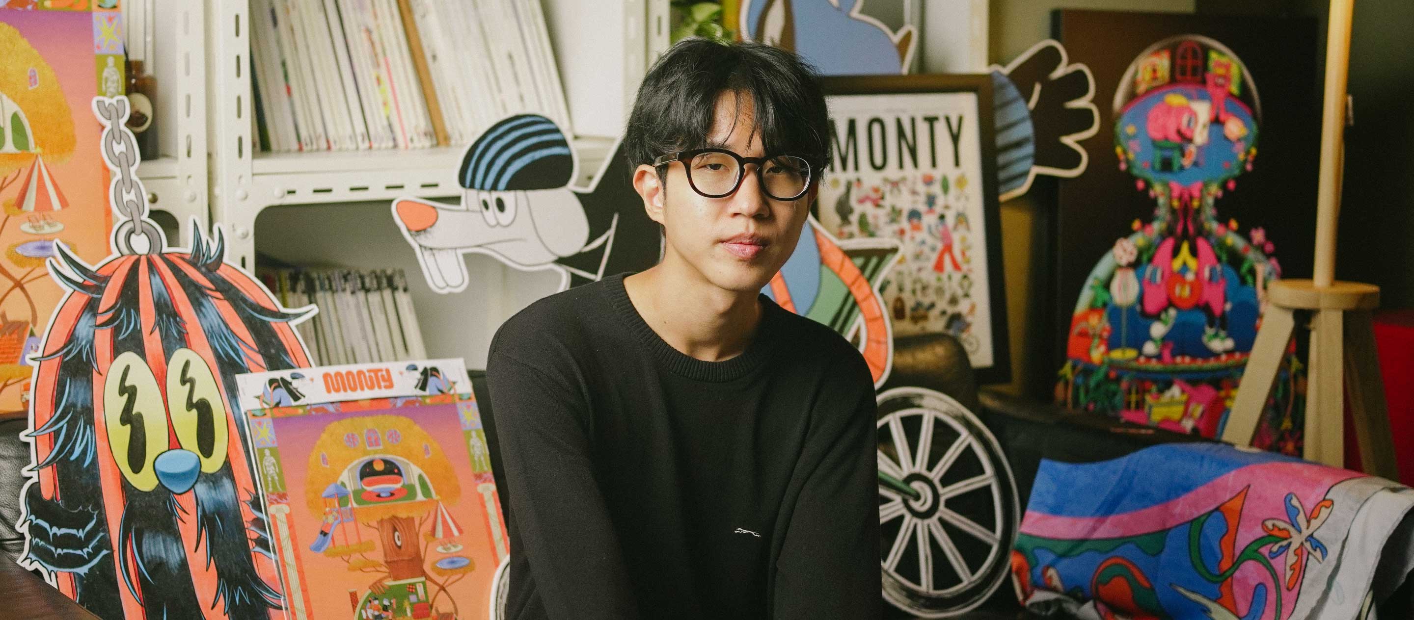 MONTY ศิลปินเจนซีและหัวหน้าผองสัตว์ประหลาดในโลกกึ่งจริงกึ่งฝัน